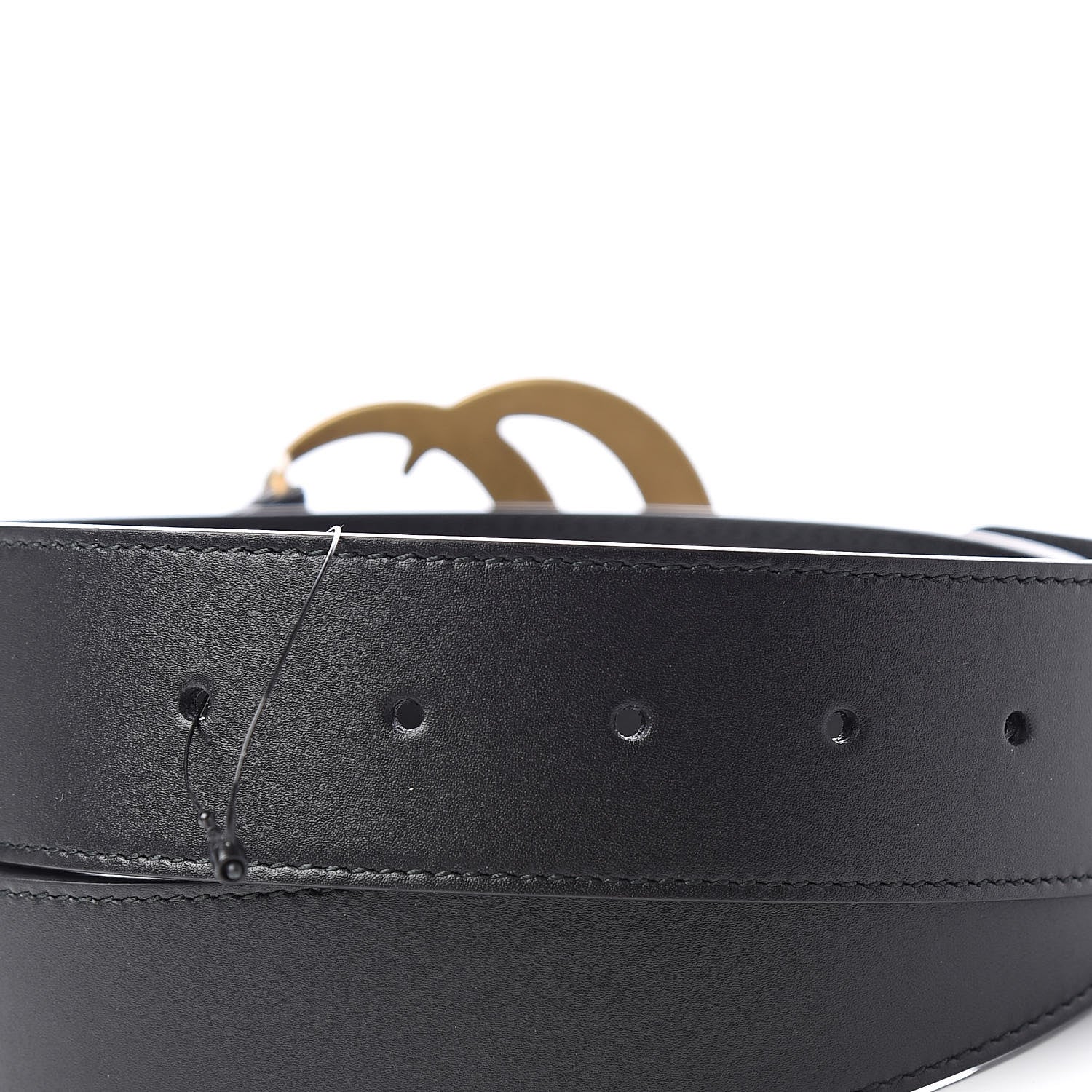 Gucci Calfskin Double G 40mm Belt 80 32 Black 4 of 7