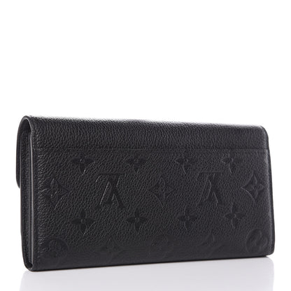 Louis Vuitton Empreinte Sarah Wallet NM Black 3 of 8