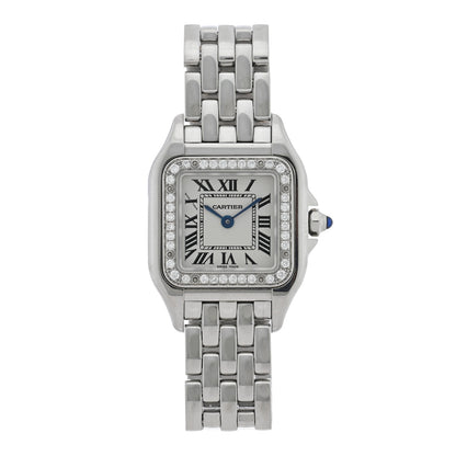 Cartier Stainless Steel Diamond 22mm Panthere Quartz Watch 1 of 4