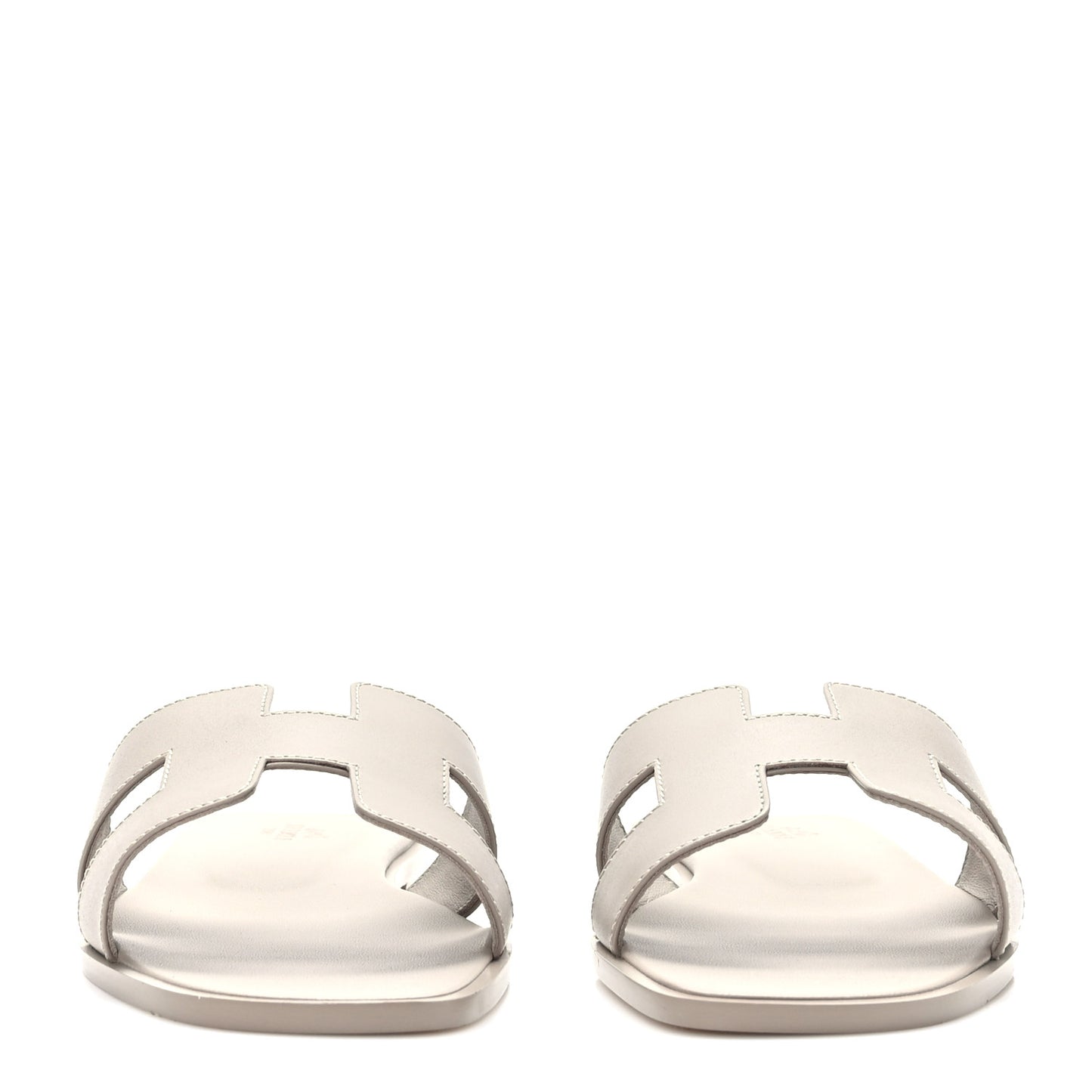 Box Calfskin Oran Sandals 40 Beige Mastic