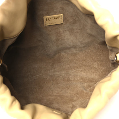 Loewe Mellow Nappa Medium Donut Chain Flamenco Knot Clutch Sahara 5 of 10