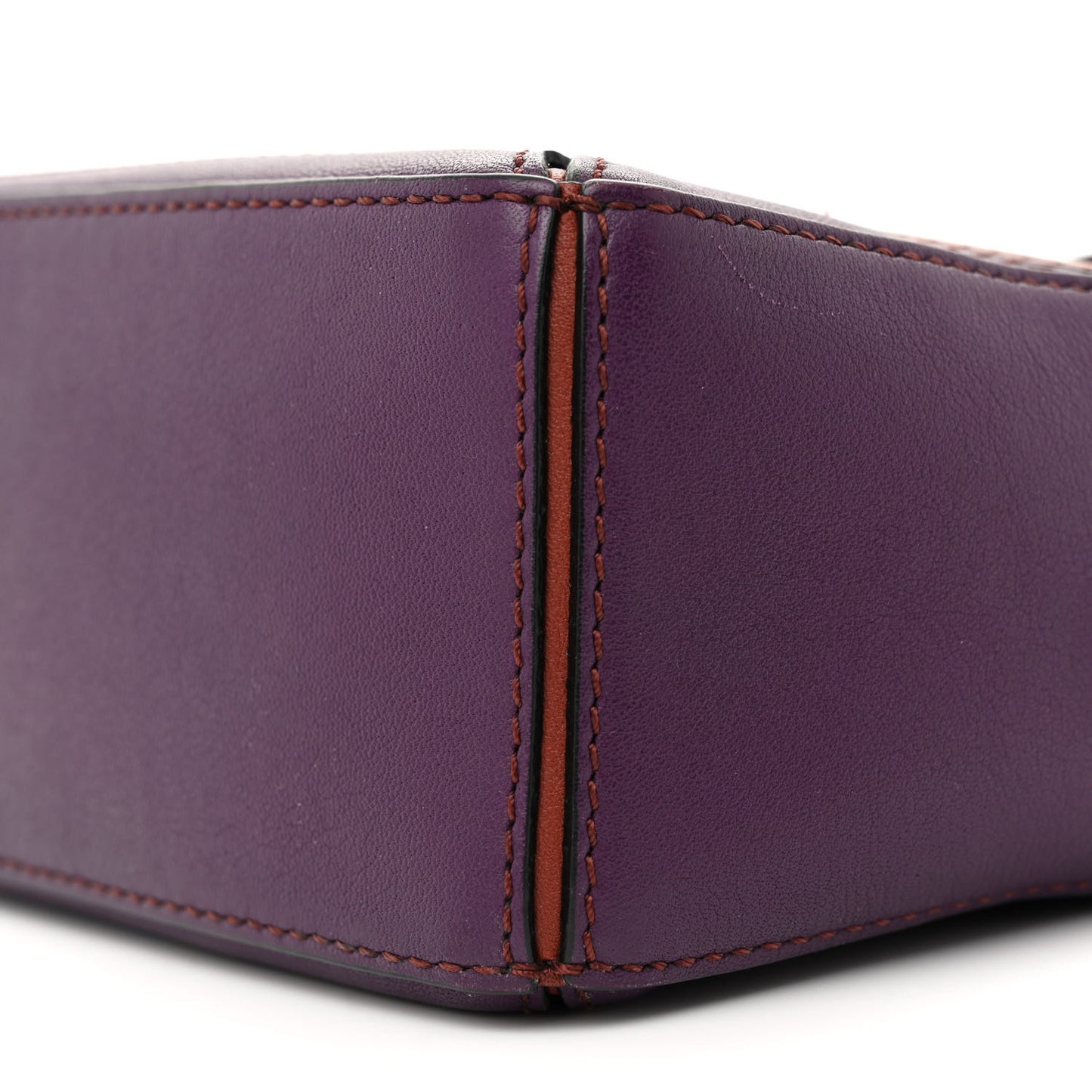 Calfskin Mini Puzzle Bag Spice Pumpkin