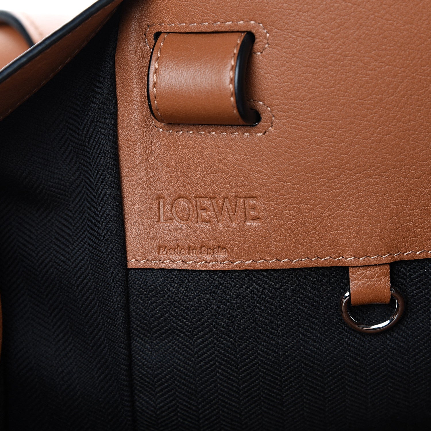 Loewe Calfskin Medium Hammock Shoulder Bag Tan 5 of 9