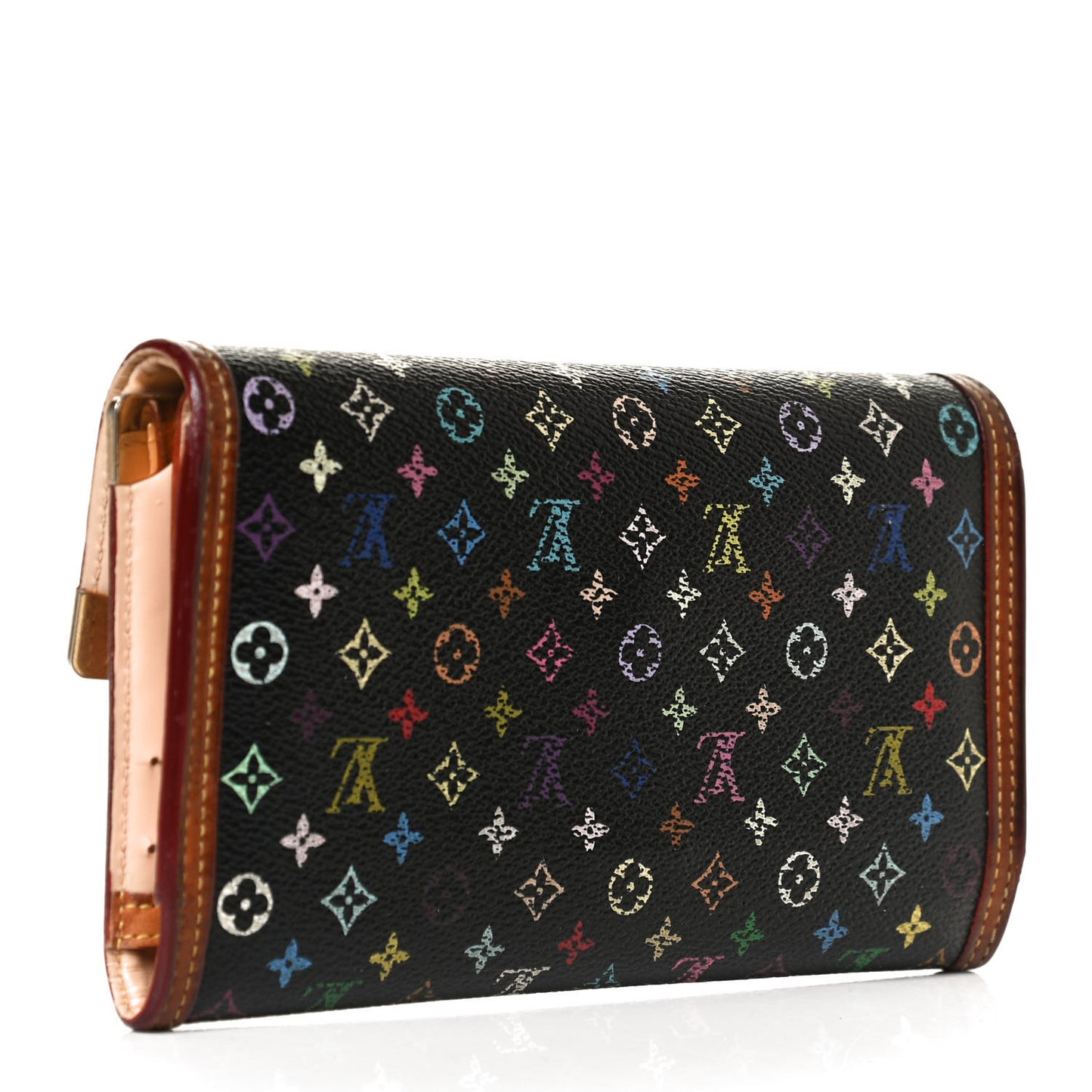 Monogram Multicolor Porte Tresor International Wallet Black