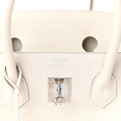 Hermes Taurillon Clemence Birkin 35 Craie 6 of 11