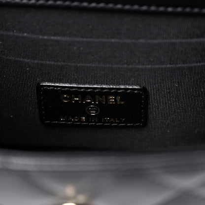 Chanel Lambskin Quilted Mini Trendy CC Chain Wallet Black 6 of 10