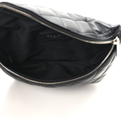 Chanel Calfskin Quilted Waist Belt Bag Black 5 of 11