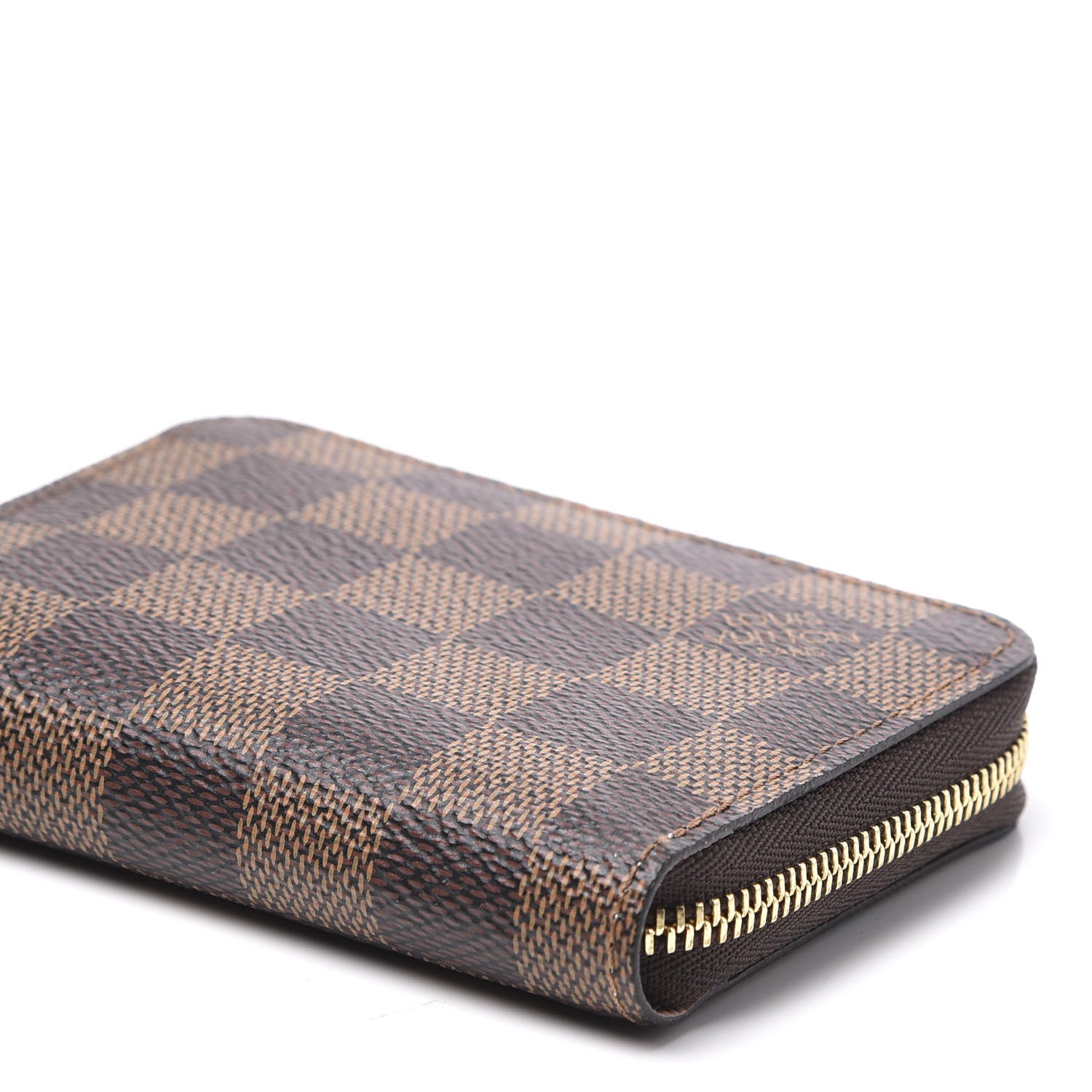 Louis Vuitton Damier Ebene Zippy Coin Purse Rose Ballerine 8 of 9