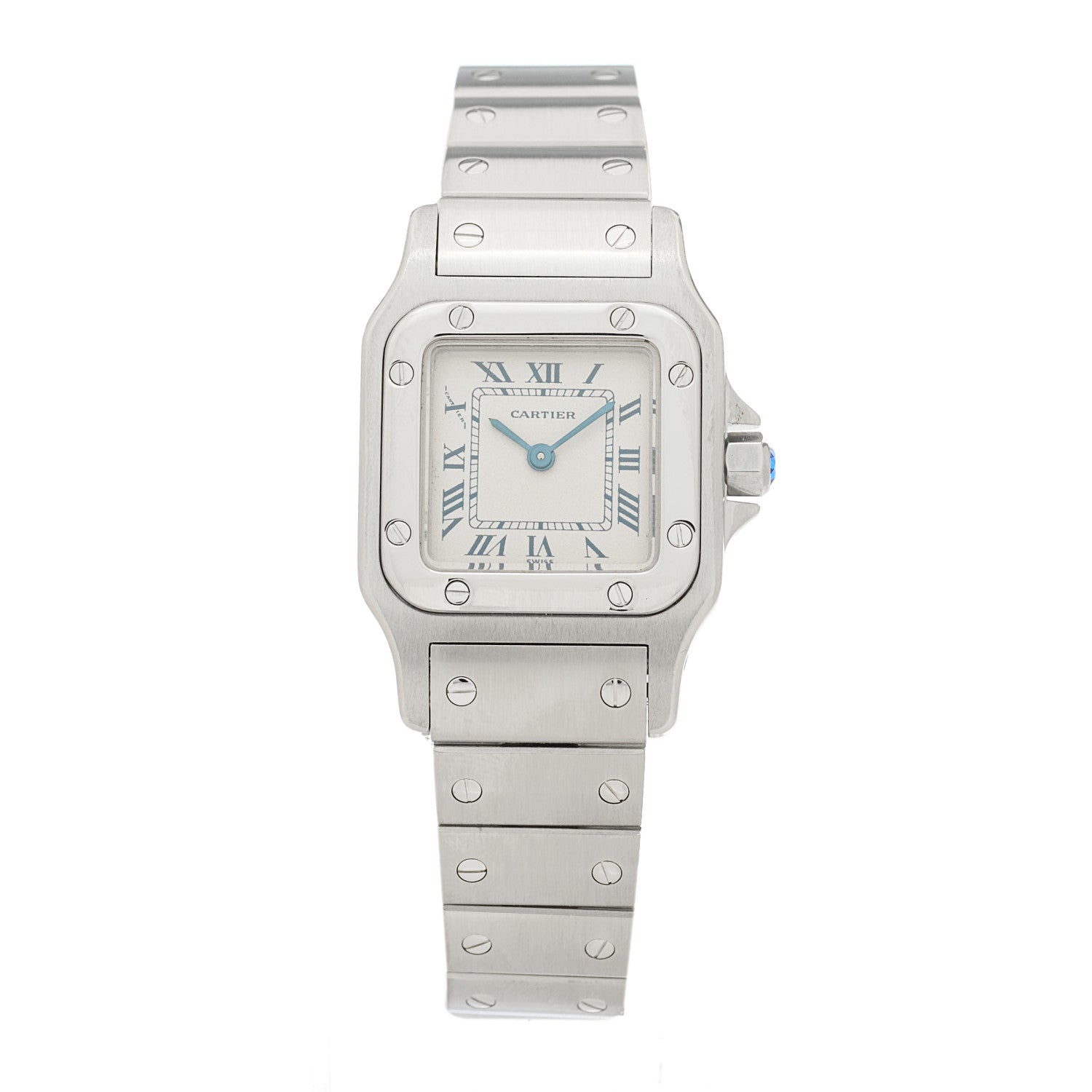 Cartier Stainless Steel 24mm Santos de Cartier Galbee Quartz Watch 1 of 4