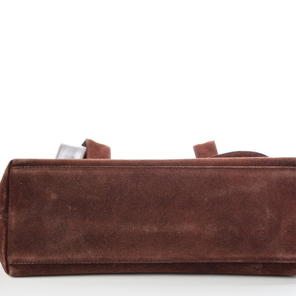 Chanel Suede Shoulder Bag Brown 14 of 16