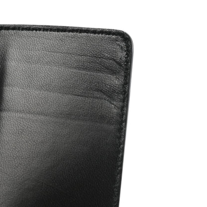 Balenciaga Lambskin Allover Logo Vertical Card Case Black 8 of 10