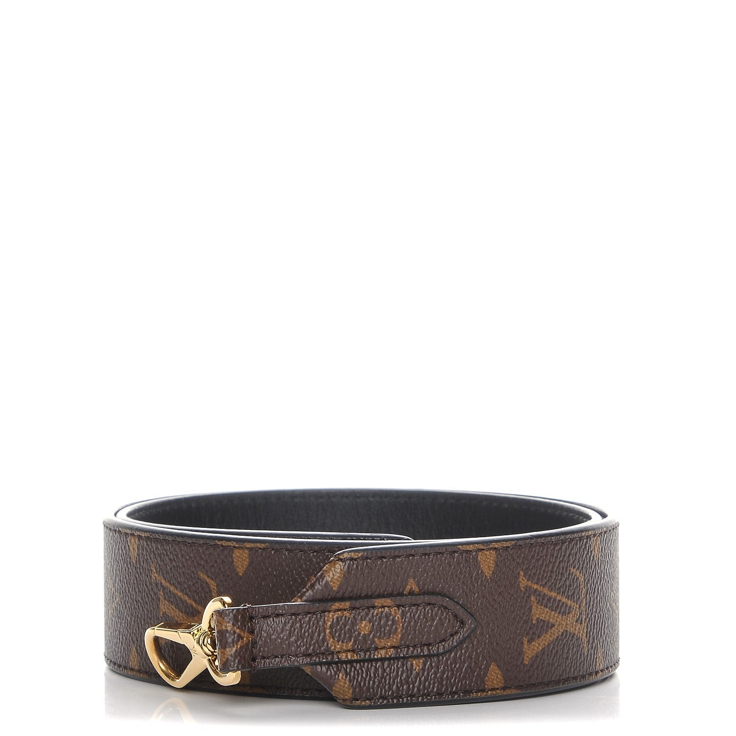 Louis Vuitton Monogram Bandouliere Shoulder Strap Black 1 of 6