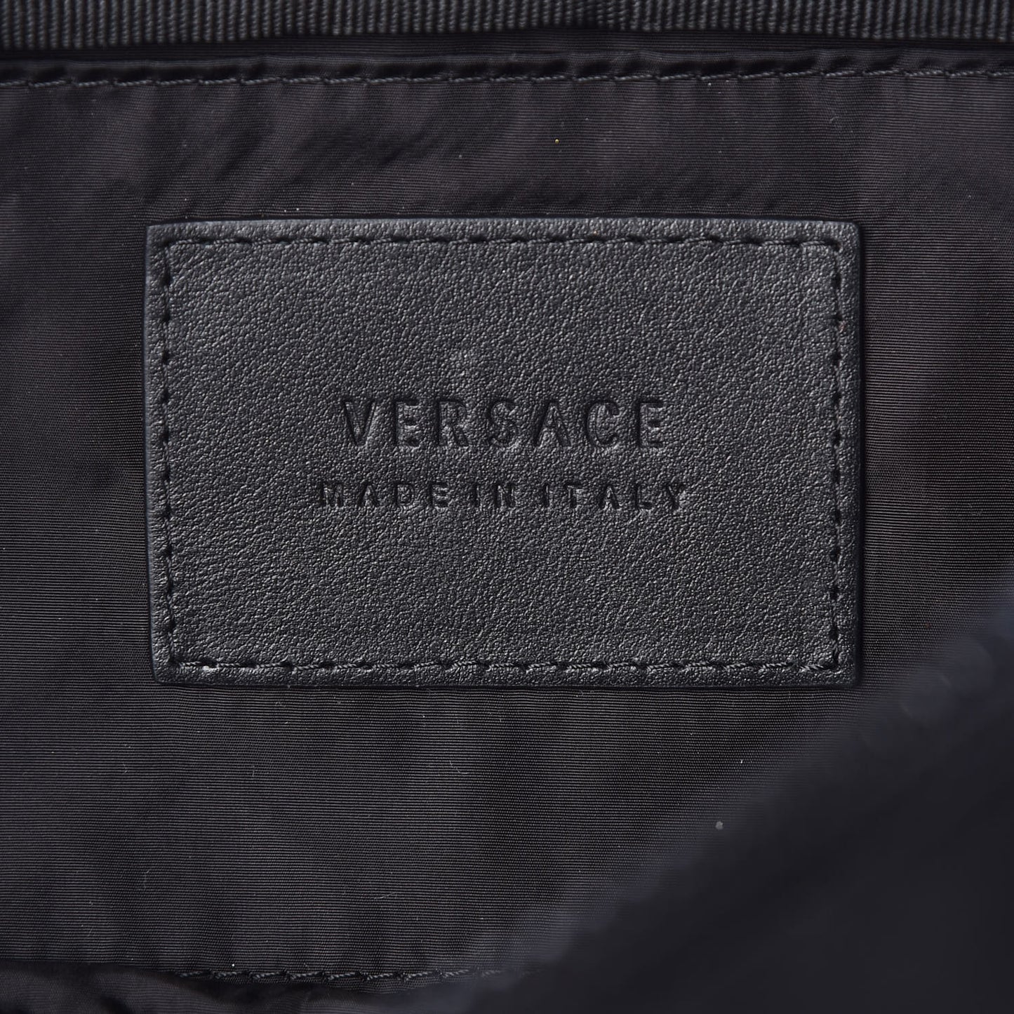 Nylon Logo Two Tone Belt Bag Black