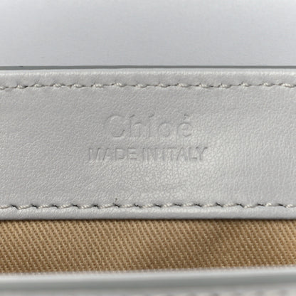 Chloe Shiny Calfskin Suede Mini C Double Carry Cloudy Blue 5 of 9