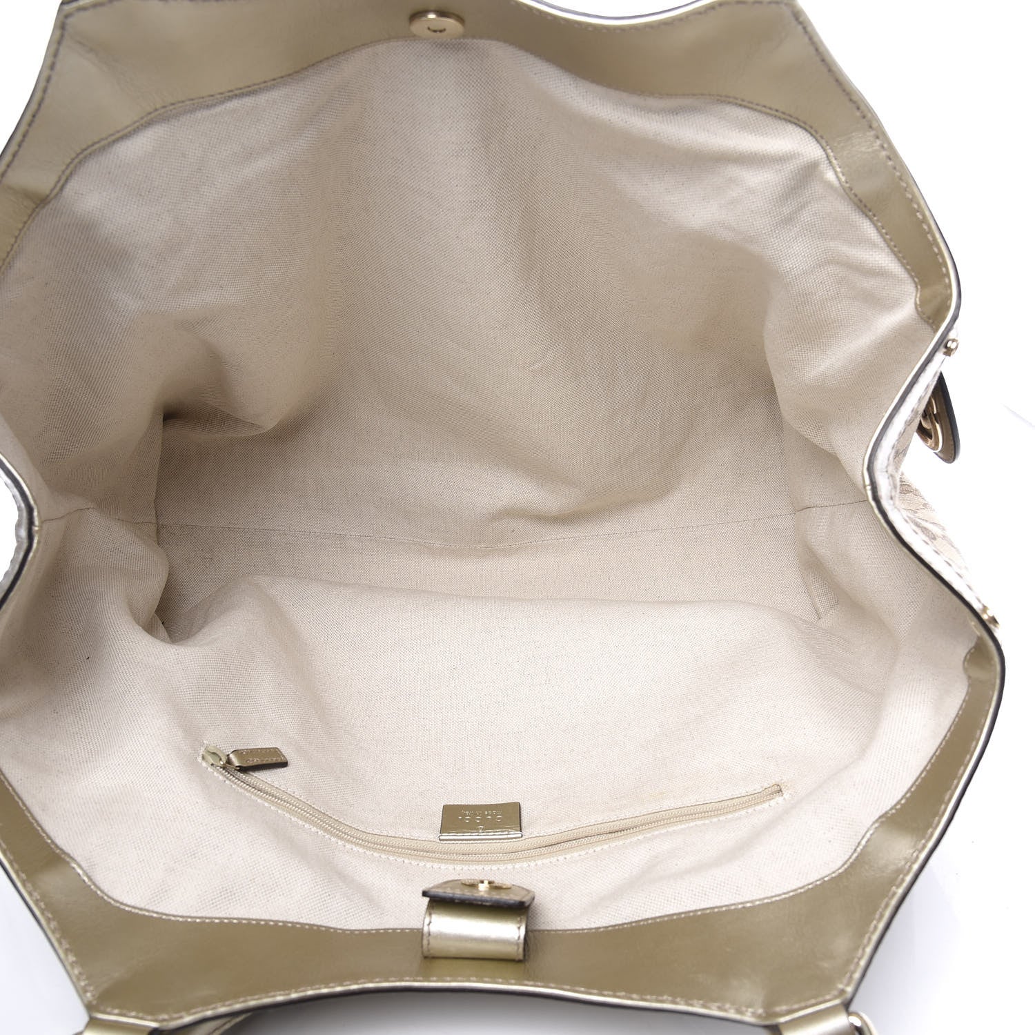 Gucci Monogram Large Sukey Tote Champagne 4 of 10