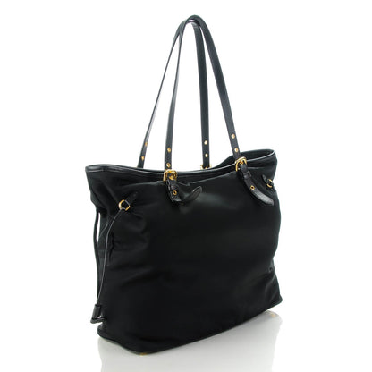 Prada Saffiano Tessuto Nylon Tote Black 3 of 9