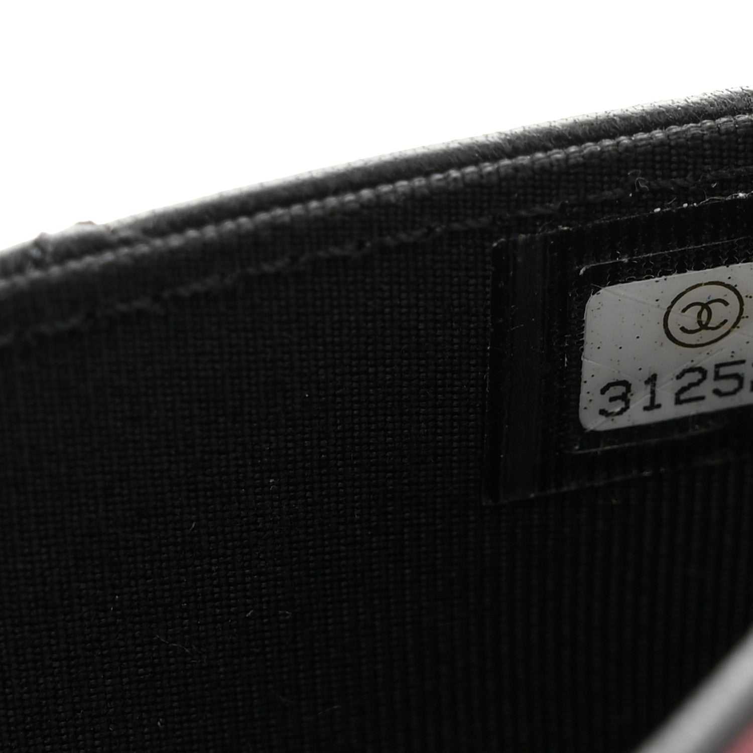 Chanel Lambskin Quilted Flap Card Holder Wallet Black 7 of 8