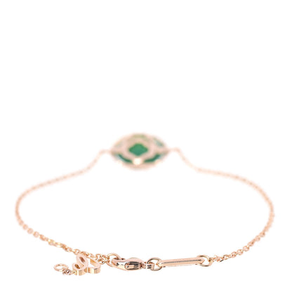 Chopard 18K Rose Gold Green Agate Imperiale Cocktail Bracelet 3 of 6