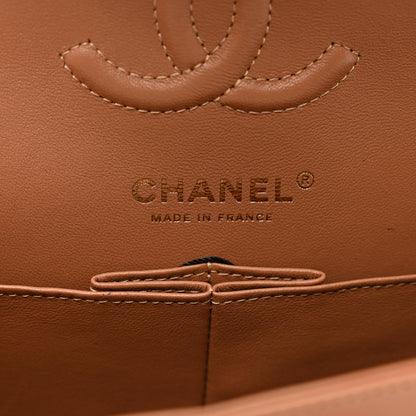 Chanel Lambskin Quilted Small Double Flap Brown 6 of 9