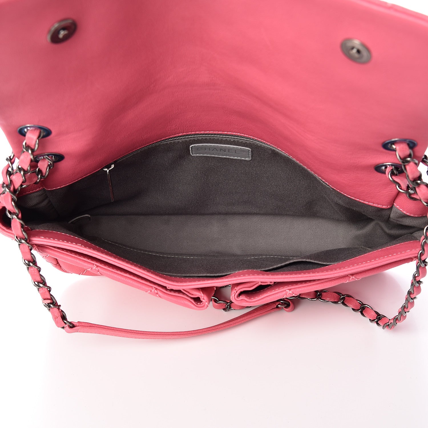 Chanel Calfskin Ultimate Stitch Flap Pink 5 of 9