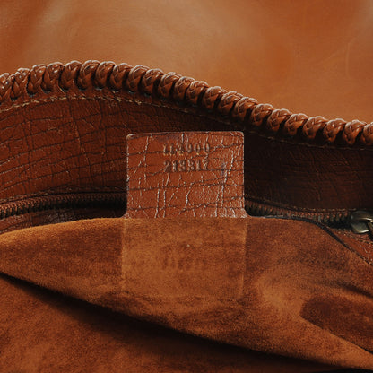 Gucci Leather Large Horsebit Chain Hobo Camel 7 of 7