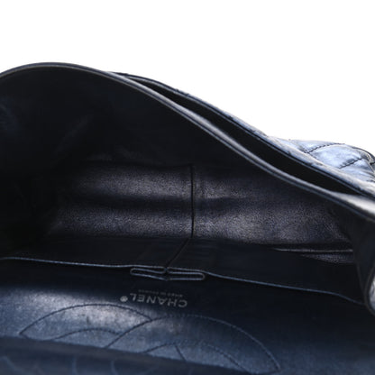 Chanel Metallic Aged Calfskin Quilted 2.55 Reissue 227 Flap Blue 5 of 18