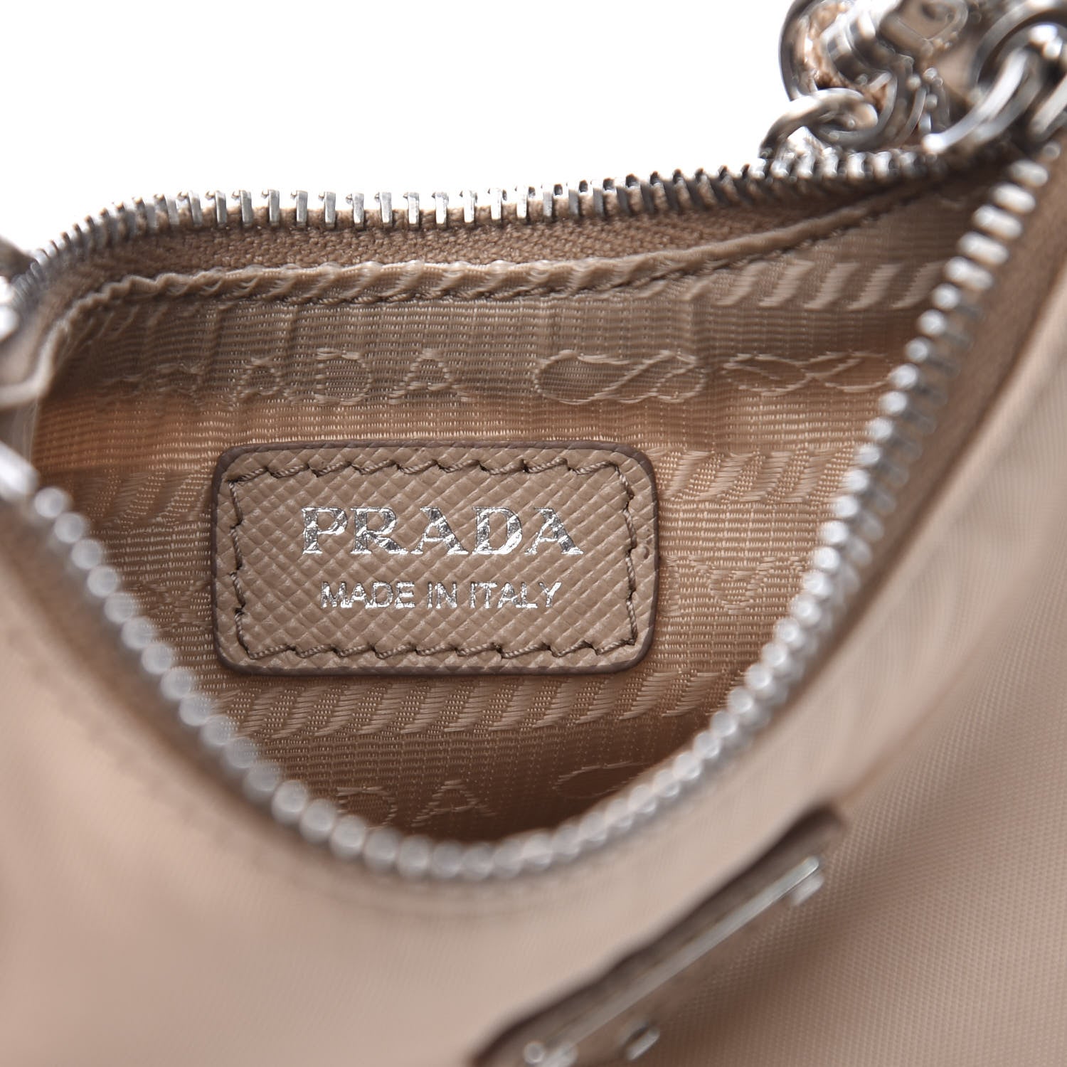 Prada Tessuto Nylon Saffiano Mini Re-Edition 2000 Shoulder Bag Cammeo 5 of 11