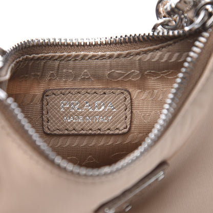 Prada Tessuto Nylon Saffiano Mini Re-Edition 2000 Shoulder Bag Cammeo 5 of 11