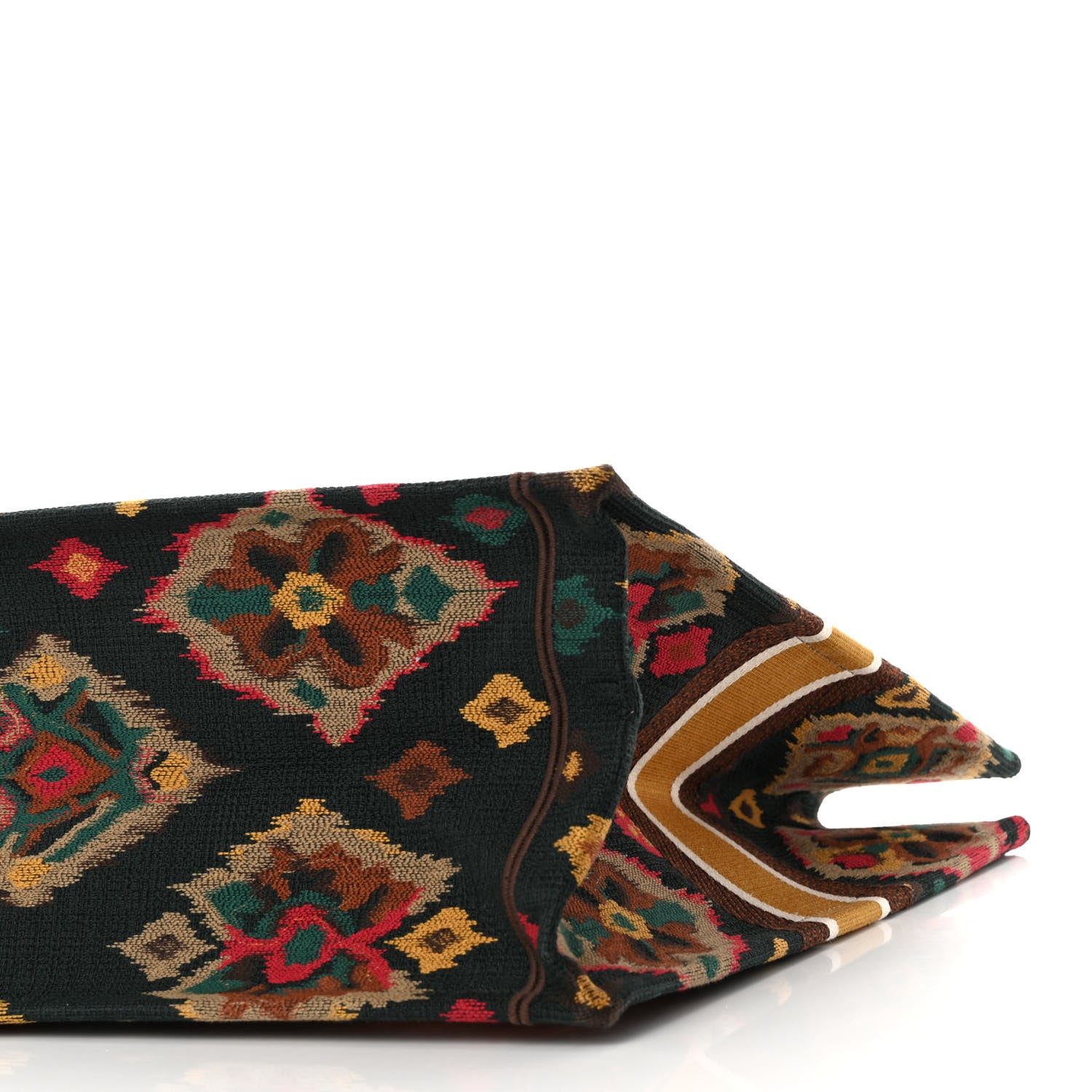Christian Dior Canvas Embroidered Large Paisley Book Tote Multicolor 10 of 10