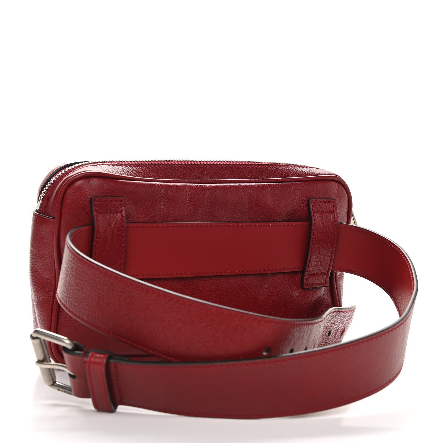 Gucci Fluffy Calfskin Morpheus Belt Bag 90 36 Red 3 of 17