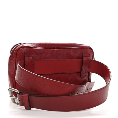 Gucci Fluffy Calfskin Morpheus Belt Bag 90 36 Red 3 of 17