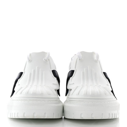 Christian Dior Calfskin Bi-Color Dior-ID Platform Sneakers 40 White Deep Blue 2 of 18