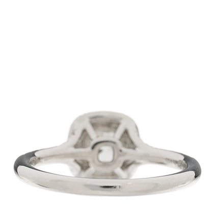 Tiffany Platinum Diamond .30ct Soleste Cushion Cut Double Halo Engagement Ring 50 5.25 3 of 5