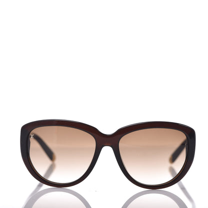 Louis Vuitton Acetate Obsession Sunglasses Z0624W Brown Glitter 2 of 6