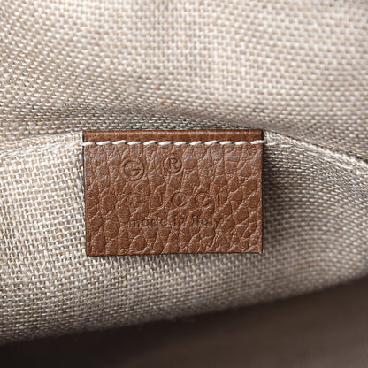 Gucci Monogram Mini Bree Messenger Bag Beige Tabacco 6 of 10