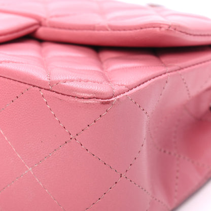 Chanel Lambskin Quilted Mini Rectangular Flap Pink 9 of 9