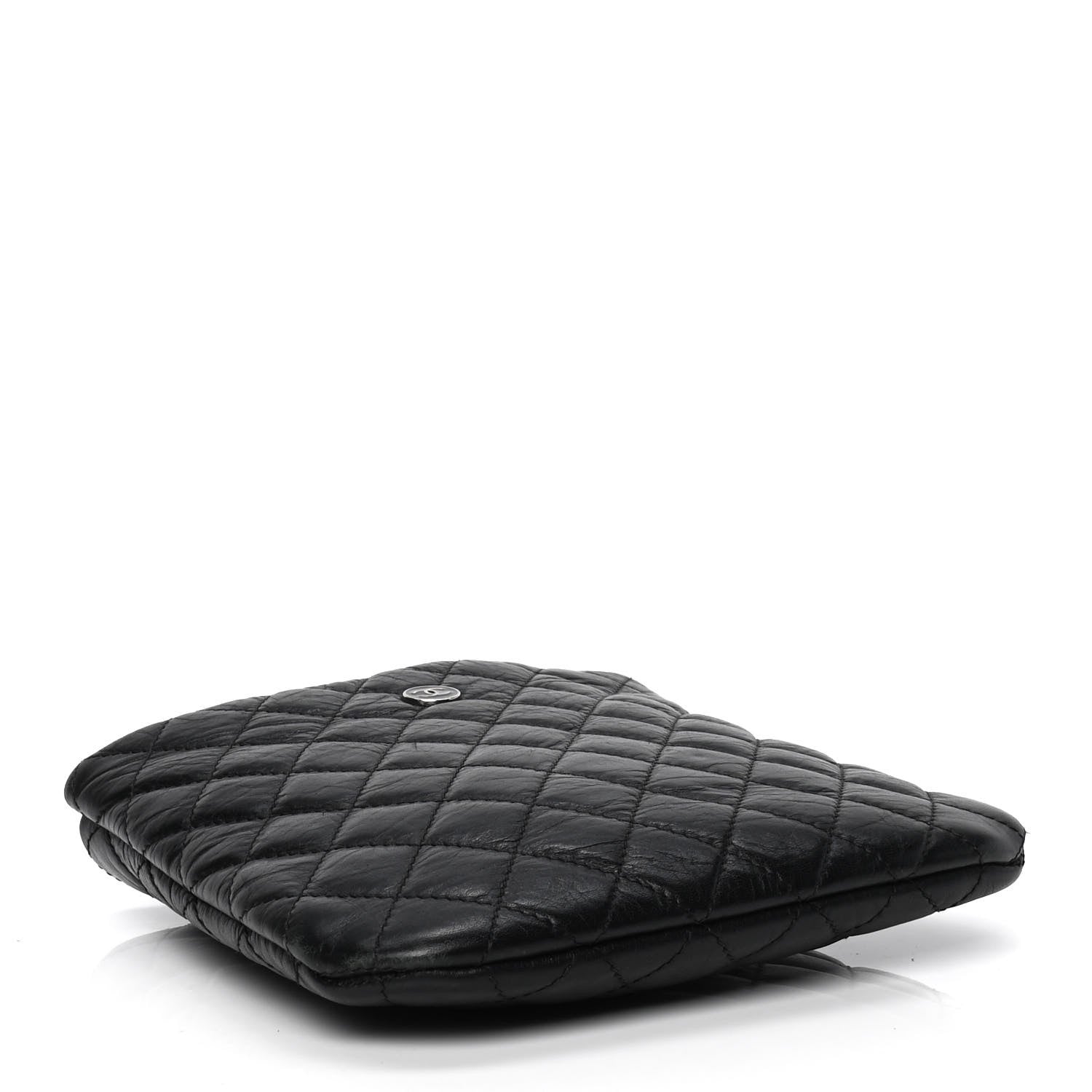 Chanel Aged Calfskin Quilted Crossbody Bag Black 3 of 5
