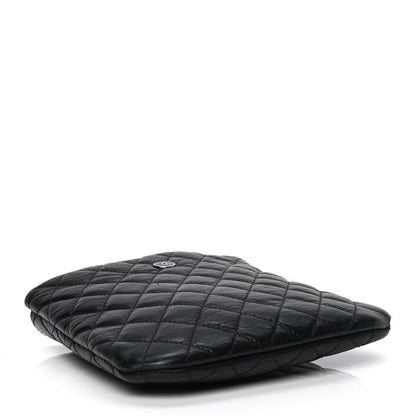 Chanel Aged Calfskin Quilted Crossbody Bag Black 3 of 5