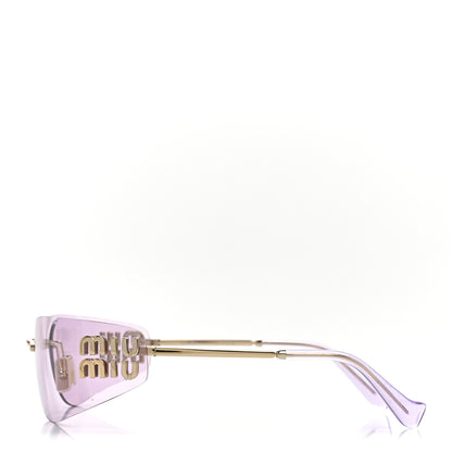 Miu Miu Metal Aube Sunglasses SMUA51 Light Purple 3 of 7