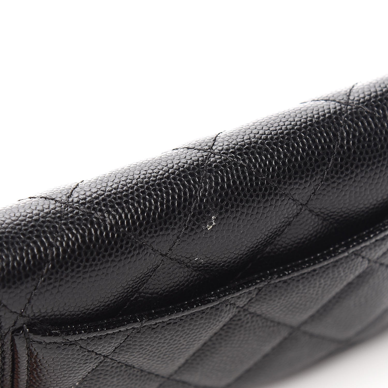 Chanel Caviar Quilted Flap Card Holder Wallet Black 9 of 10