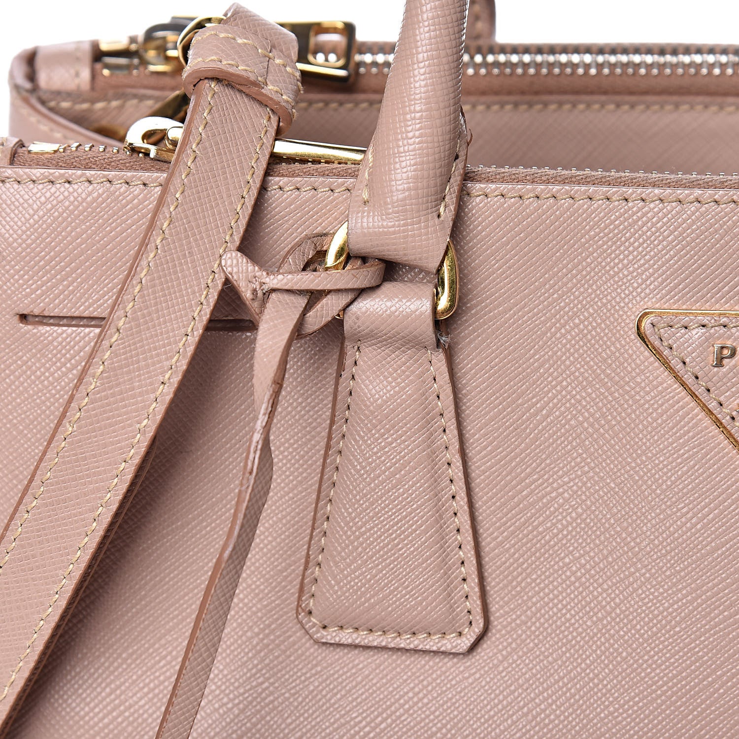 Prada Saffiano Small Galleria Double Zip Tote Cammeo 11 of 21