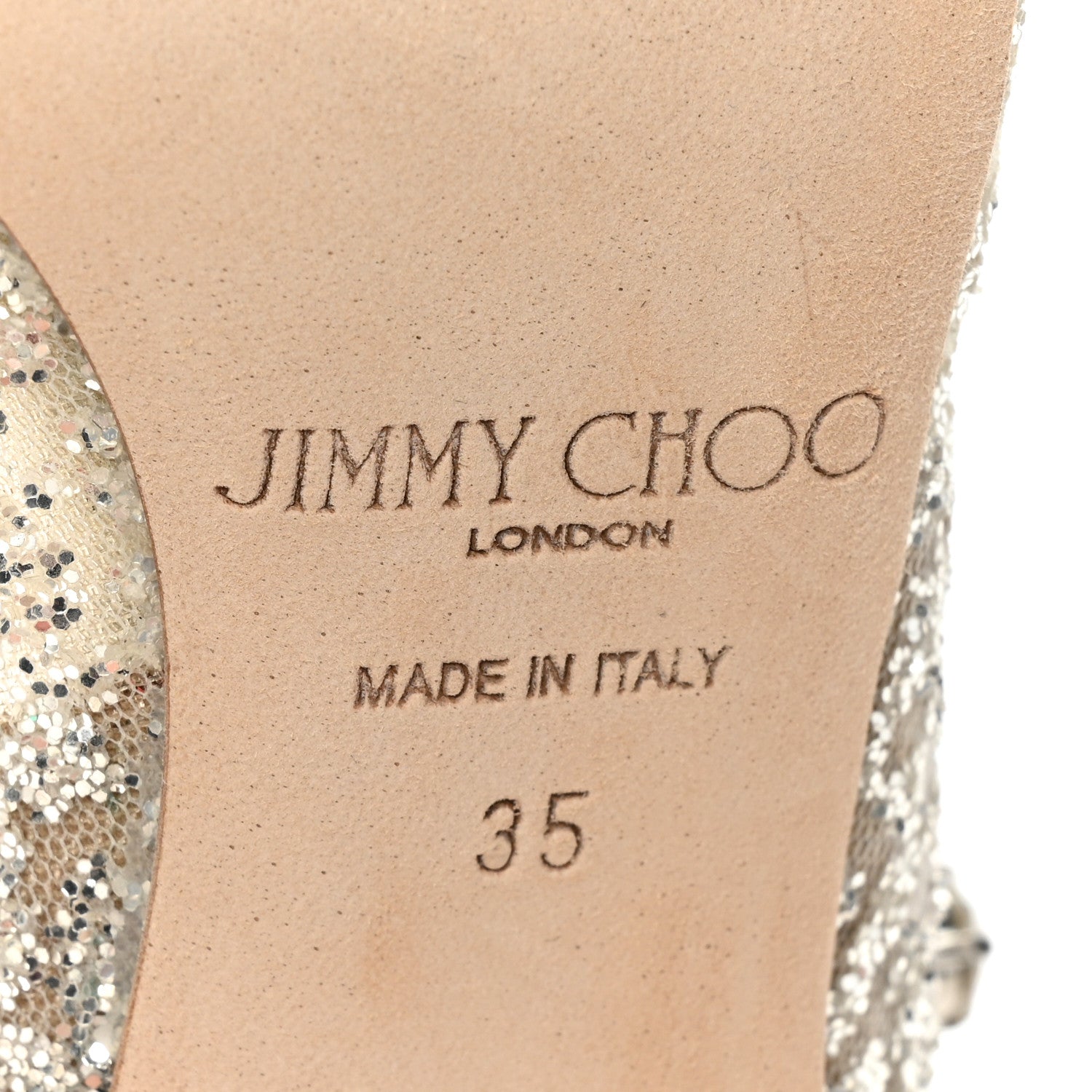 Jimmy Choo Lace Crystal Bing 100 Pumps 35 Ivory 6 of 10