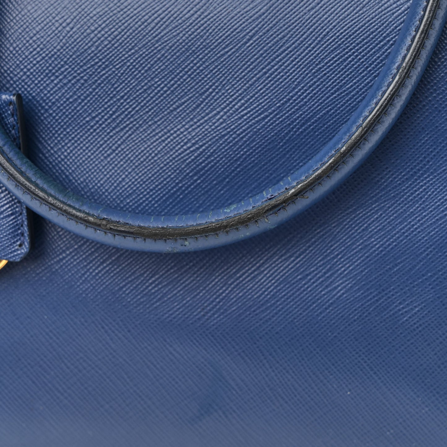 Saffiano Lux Large Galleria Double Zip Tote Bluette