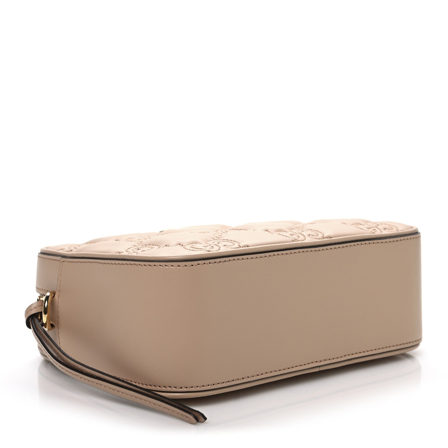 Gucci Calfskin GG Matelasse Small Shoulder Bag Pink Sand Natural 4 of 10