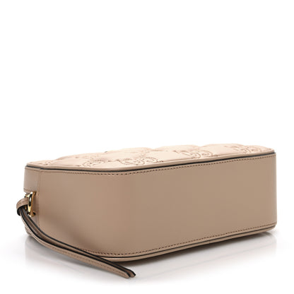 Gucci Calfskin GG Matelasse Small Shoulder Bag Pink Sand Natural 4 of 10