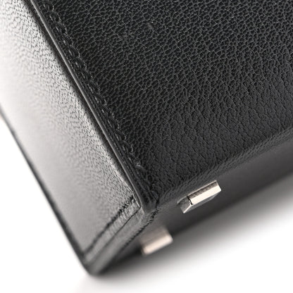 Hermes Chevre Chamkila Cinhetic Boxy Top Handle Bag Black 10 of 11