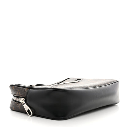 Louis Vuitton Monogram Macassar Kasai Clutch Black 4 of 7