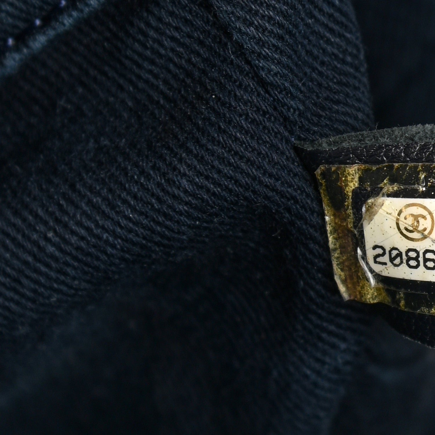 Chanel Denim Medium Deauville Tote Dark Blue 7 of 11