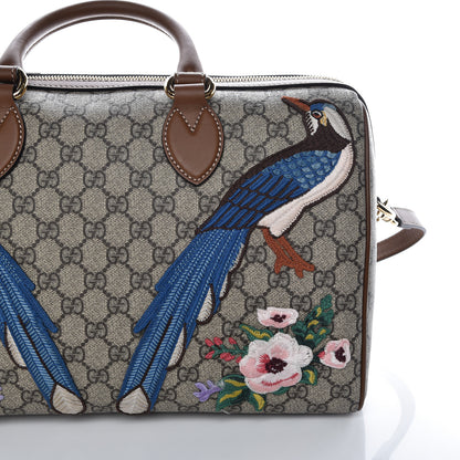 Gucci GG Supreme Monogram Garden Collection Medium Boston Beige Tuscany 11 of 12