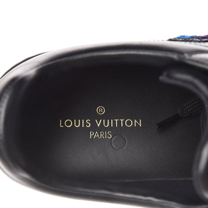 Louis Vuitton Calfskin Luxembourg Sneakers 7 Black 7 of 9